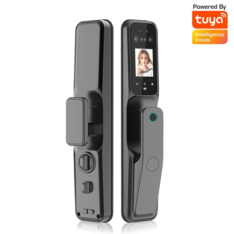 

Nassjo Smart Fingerprint Door Lock Face Recognition Tuya App Smart Home Security Intelligent Lock
