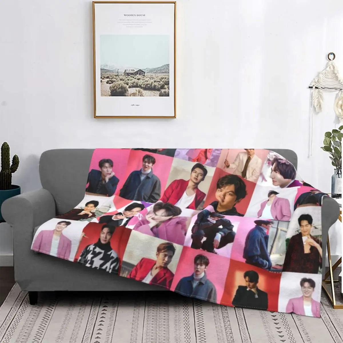 Ультра-мягкое Флисовое одеяло Lee Min Ho An