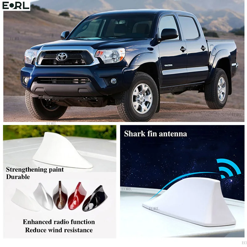 

Антенна для Toyota Tacoma Shark Fin, усилитель сигнала с супер антеннами, водонепроницаемый усилитель сигнала, FM/AM радио антенны