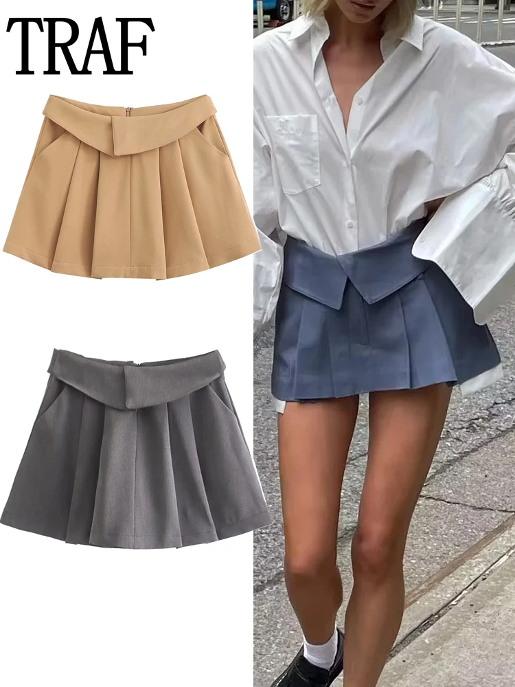 

Юбка женская плиссированная с высокой талией, на осень/зиму