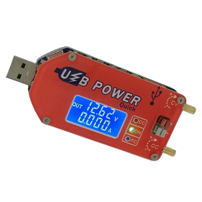 

USB Power Supply Regulator Module Adjustable Boost Buck- Voltage Converter Digital Display Voltmeter Ammeter Power