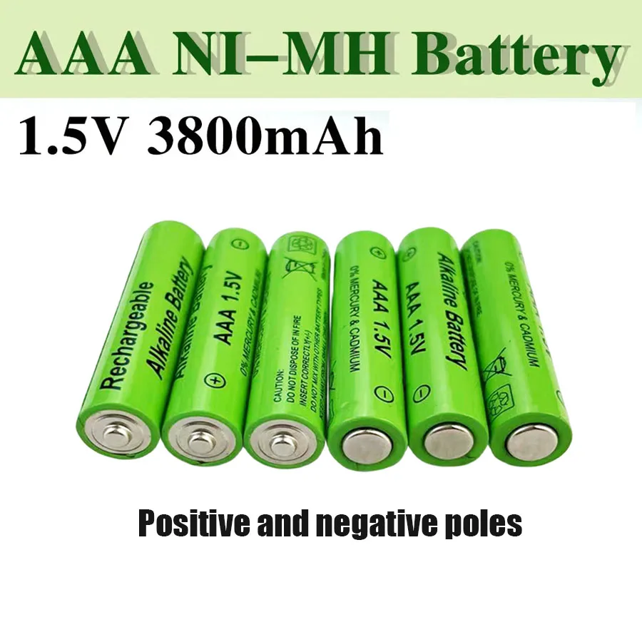 Аккумуляторная батарея 3800 мАч Ni-MH для часов мышей компьютеров игрушек и т. д