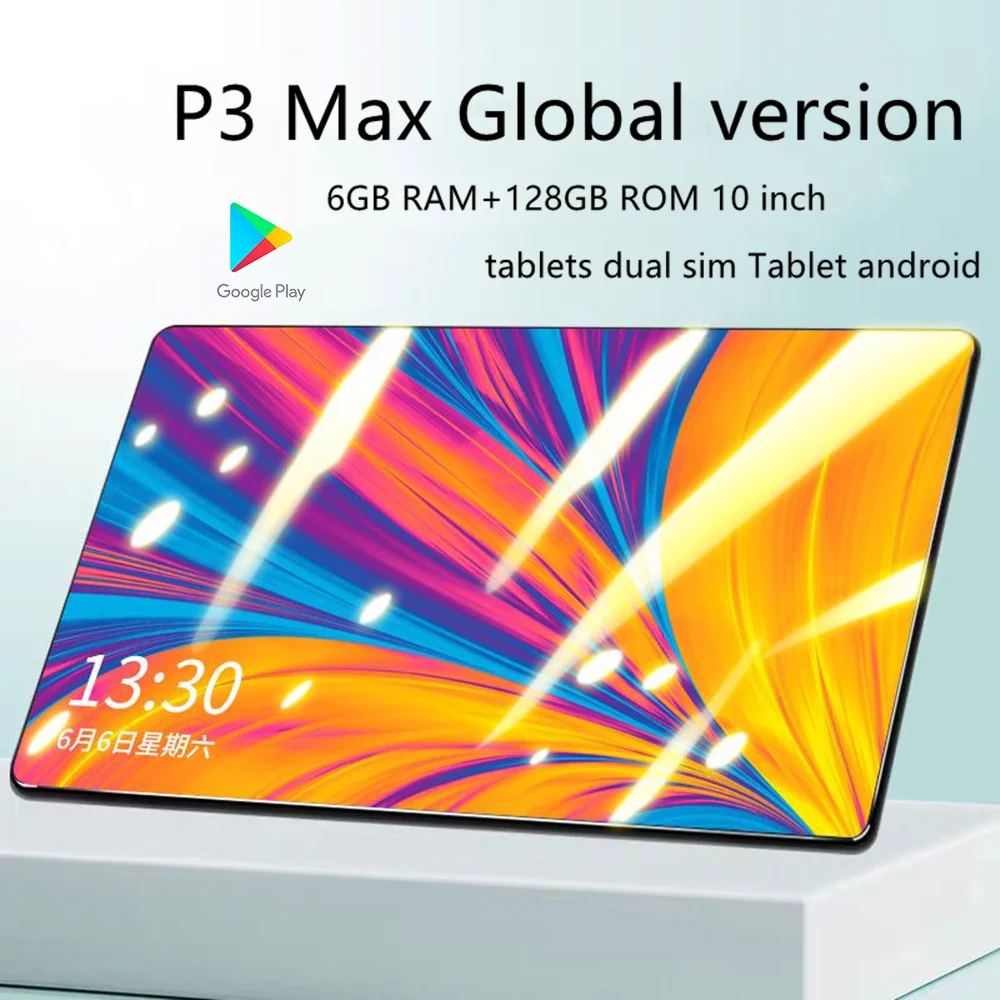 

P3 Max телефон с 10,1-дюймовым дисплеем, ОЗУ 6 ГБ, ПЗУ 128 ГБ, android 10,0