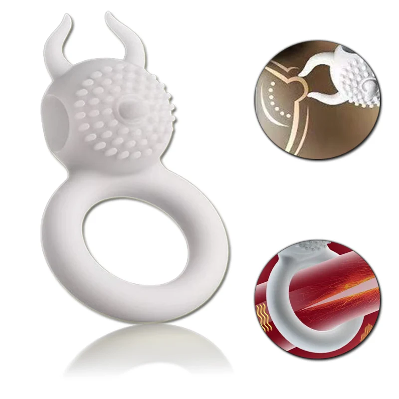 Wibrator Sex Toys Cockring Penis Cock Ring dla mężczyzny Opóźnienie wytrysku Zabawki erotyczne mężczyzn Pierścienie par Zabawka na penisa ﻿