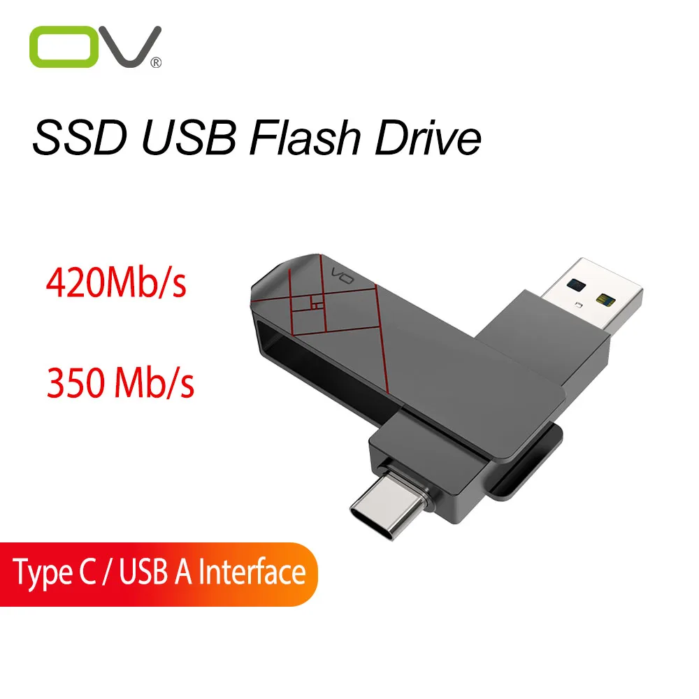 

Внешний высокоскоростной съемный накопитель OV SSD USB 3,2 флэш-накопитель Тип C Портативный твердотельный накопитель 128 256 ГБ 512 ГБ флеш-накопите...
