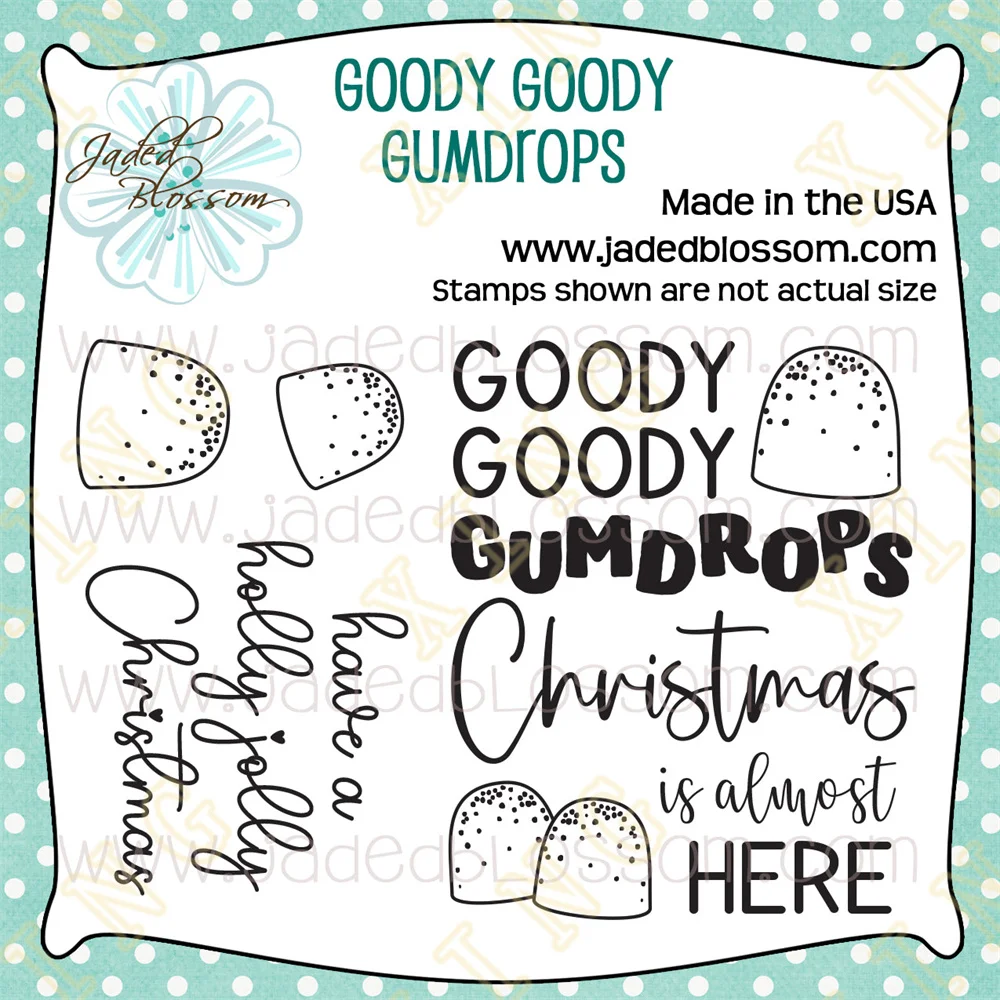 

Goody Goody Gumdrops Clear Silicone Stamps Diy Scrapbook Diary Decoration Embossed Paper Card Album Craft Template New Arrival