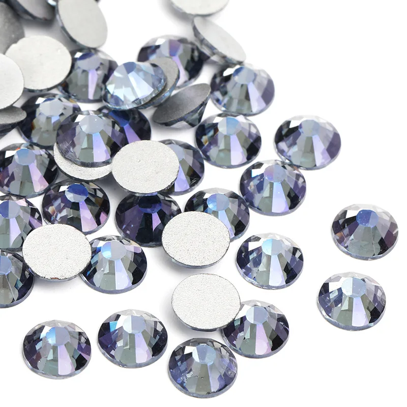 Высокое качество новый цвет хрустальные стразы без горячей фиксации супер яркие