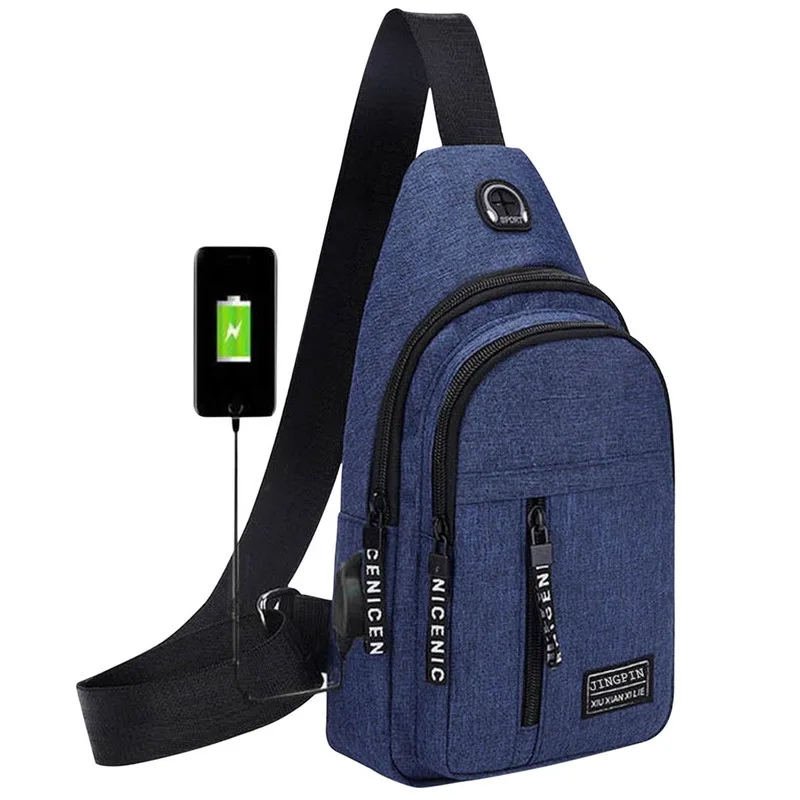 

Многофункциональная сумка-мессенджер через плечо для мужчин, дорожная нагрудная слинг-сумка на ремне, мужская сумочка