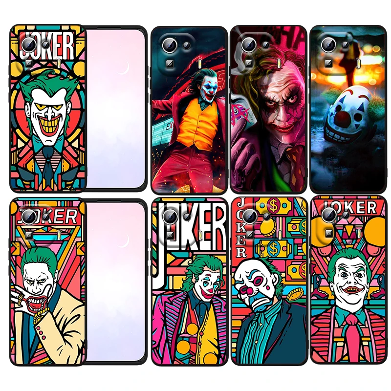 

Art Movie Joker Luxury Cool Phone Case For Xiaomi Mi 12T 12S 12X 12 11 11T 11i 10T 10 9 Pro Lite Ultra 5G Funda Black Cover