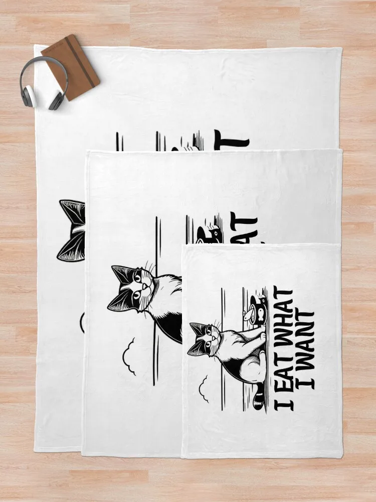 zzzz cat я ешь что хочу пледы одеяла украшения для диванов декоративные