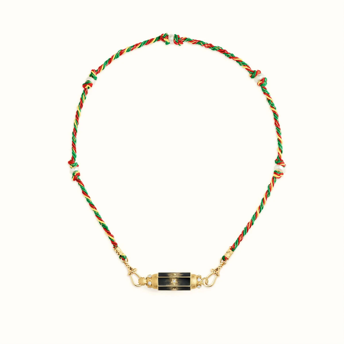 Золотое ожерелье с кулоном &quotзвездный глаз&quot