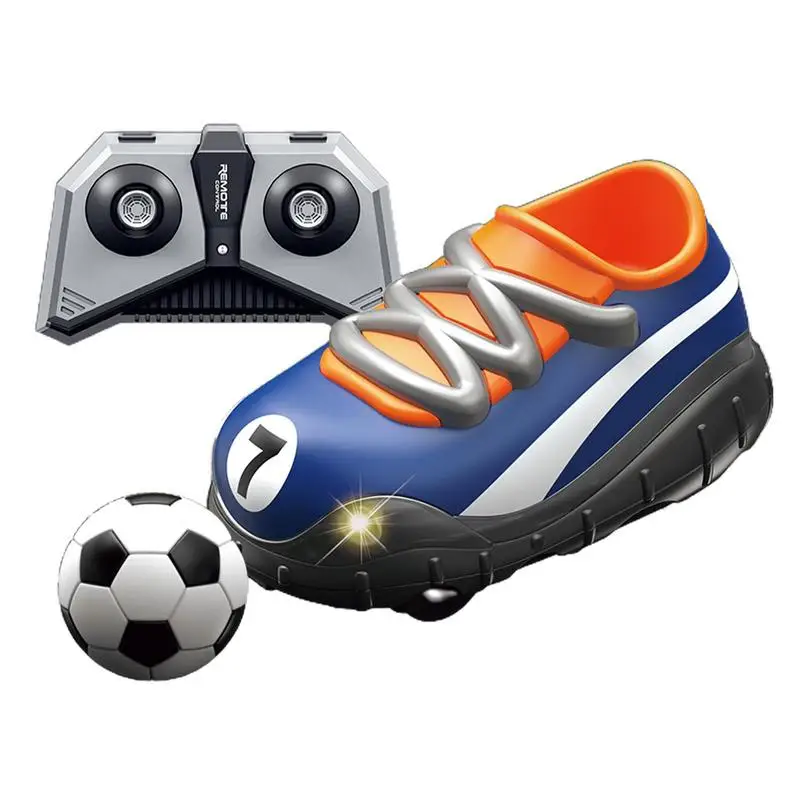 

Автомобиль для игры в футбол с дистанционным управлением, форма обуви, Радиоуправляемый автомобиль с небольшим мячом для детей 3 лет, набор ...