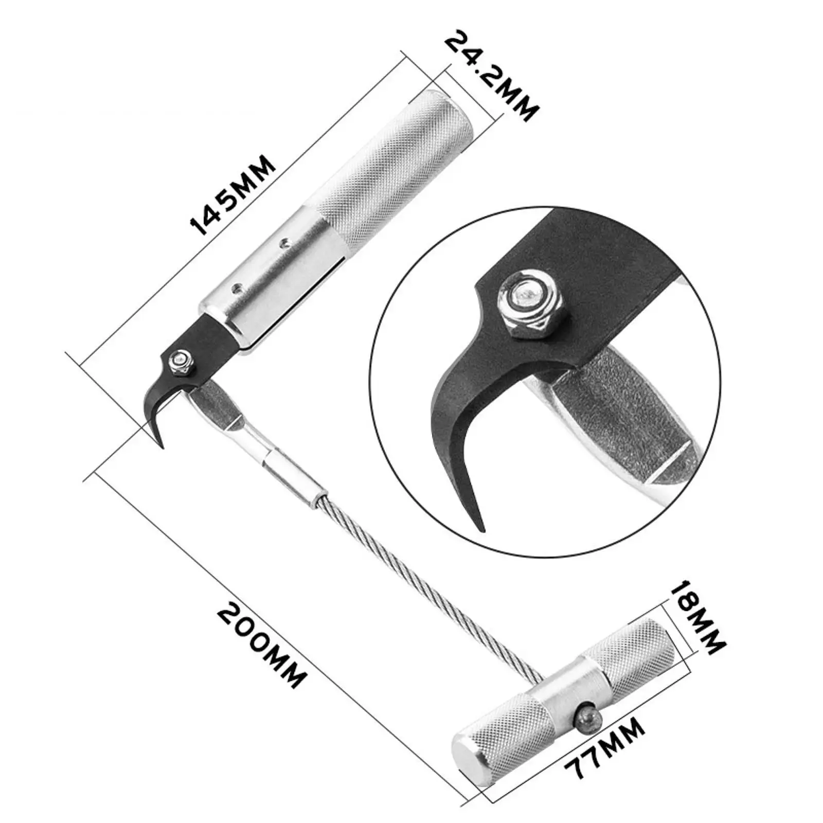 Набор инструментов для удаления ветрового стекла