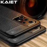 kaiet leather phone case for samsung a02s a32 a42 a52 a72 a22 a82 5g fashion silicone cover for galaxy a03s a23 a53 a33 a73 5g