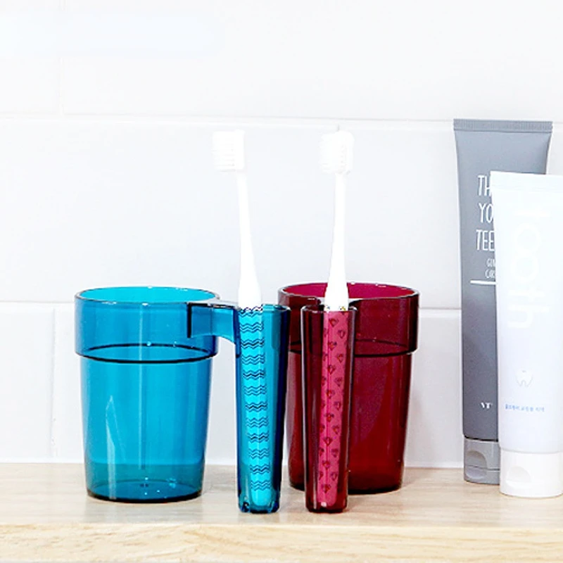 Креативный Противоскользящий мундштук чашка для мытья полости рта бытовая