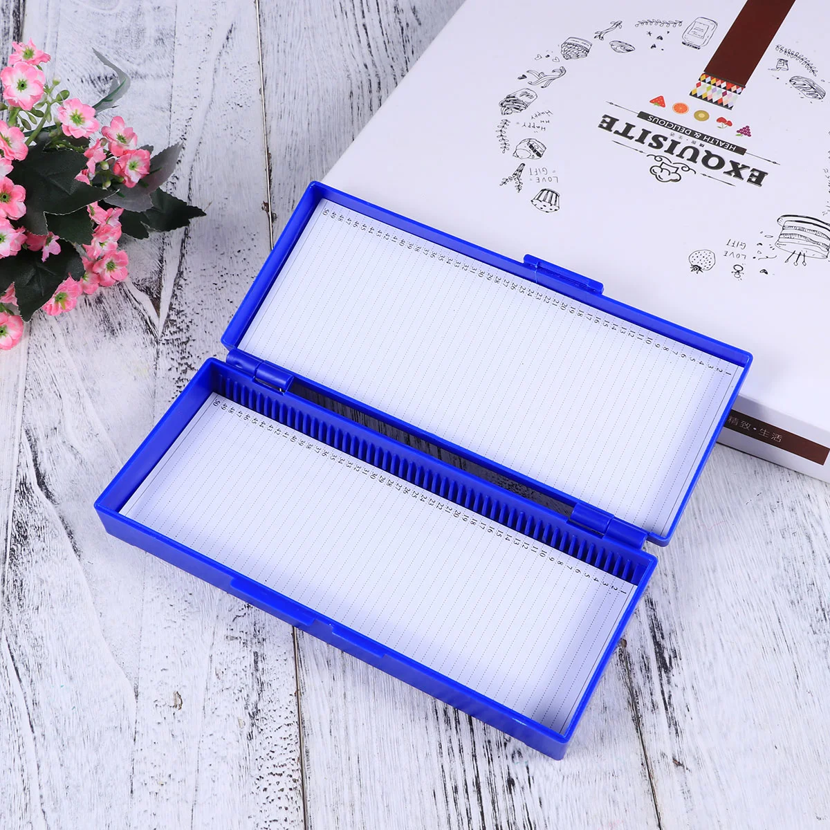 Коробка для предметных стекол микроскопа биологической патологии Пластиковая