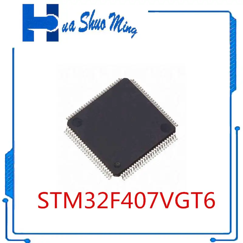 

2Pcs/Lot STM32F407VGT6 STM32 F407VGT6 LQFP-100