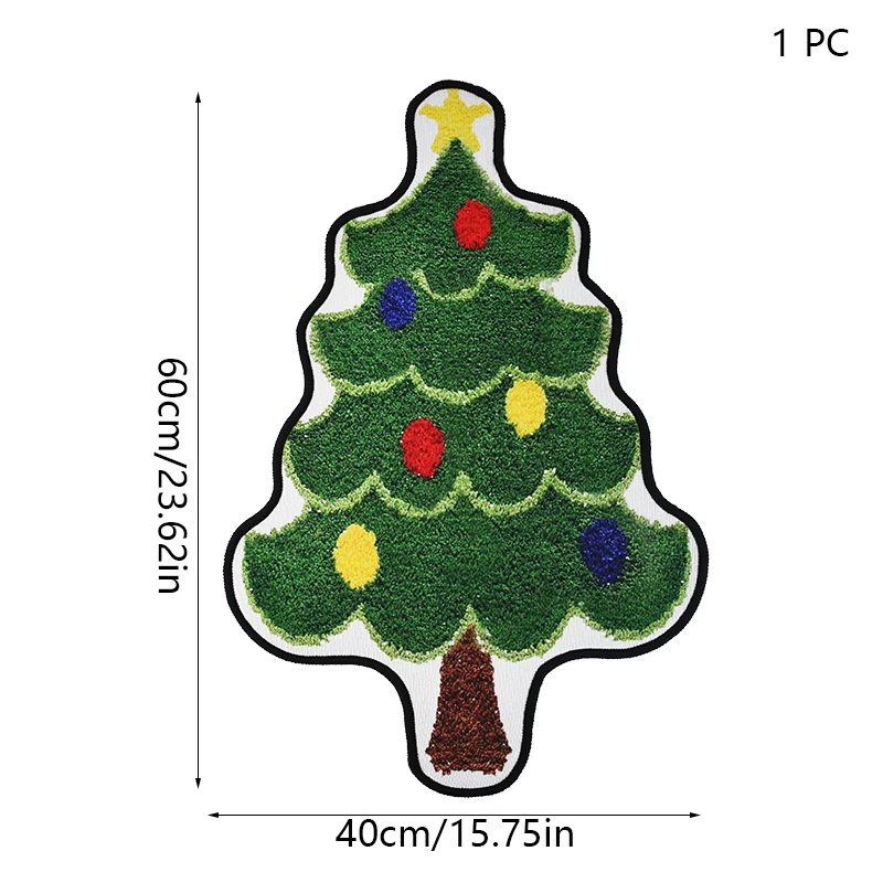 Рождественский елочный ковер для спальни ванной туалета противоскользящий