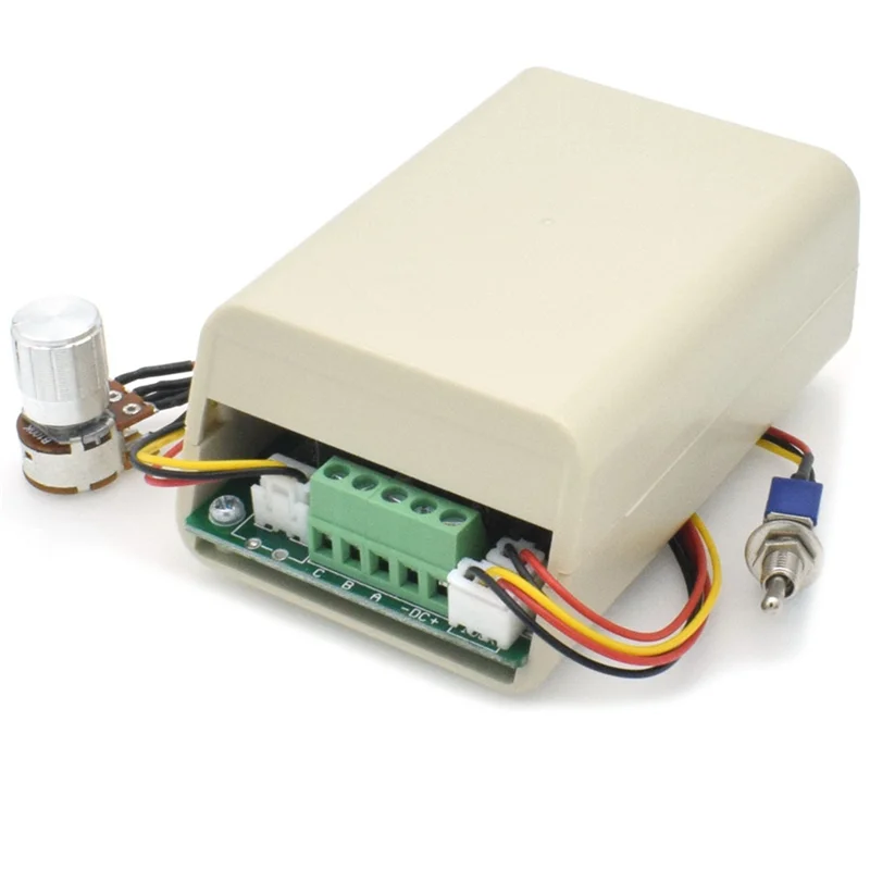 

Bldc Three-Phase Brushless Motor Speed Controller Fan Drive Dc 5-36V 15A with Potentiometer Switch 12V 24V