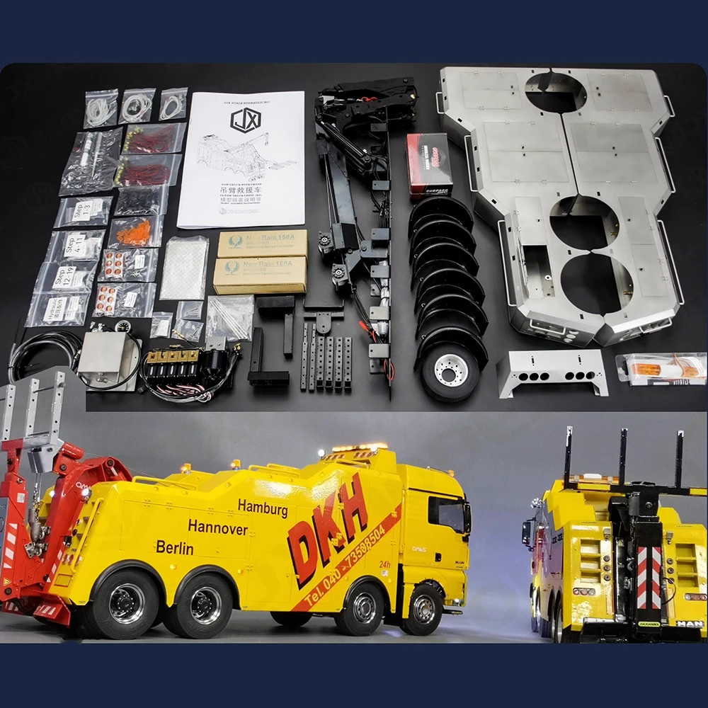 Version 5-way Hydraulic Drive With Lighting System Rc Car Toy