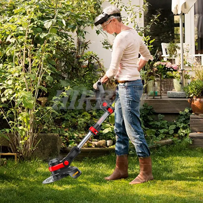 Электрическая газонокосилка 6/8 дюймов бесщеточный двигатель аккумуляторный