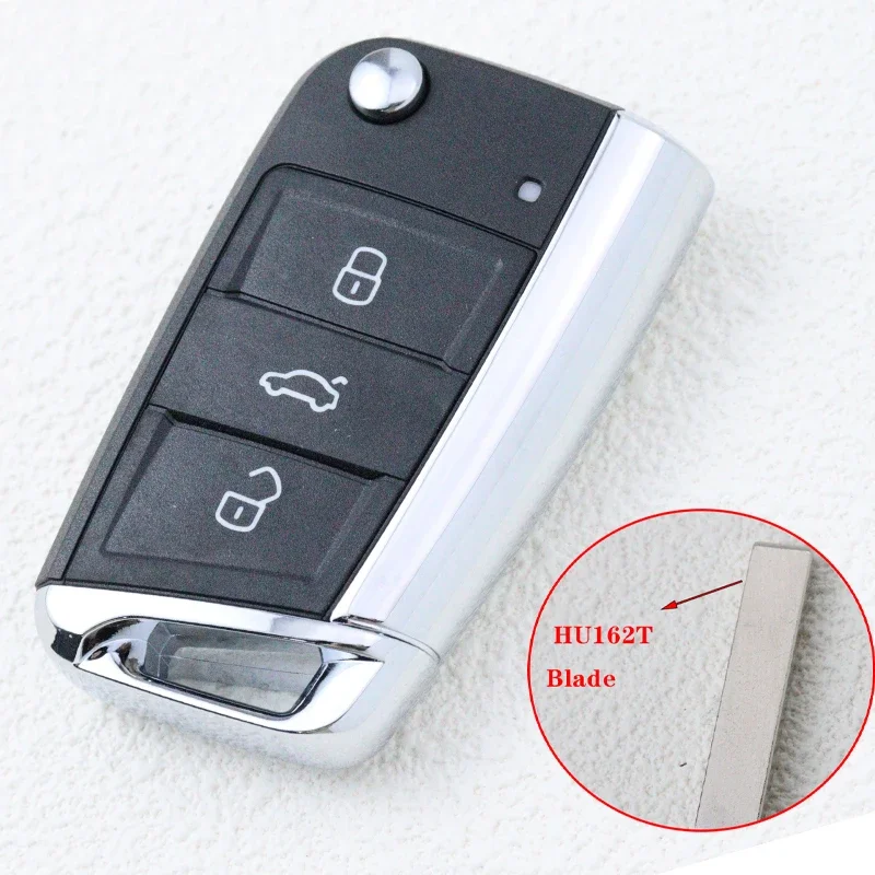 

3-кнопочный чехол для автомобильного ключа для Volkswagen Tiguan VW Golf 7 4 5 Mk4 6 MK7 для Skoda Octavia A7 для Seat Leon Ibiza Altea