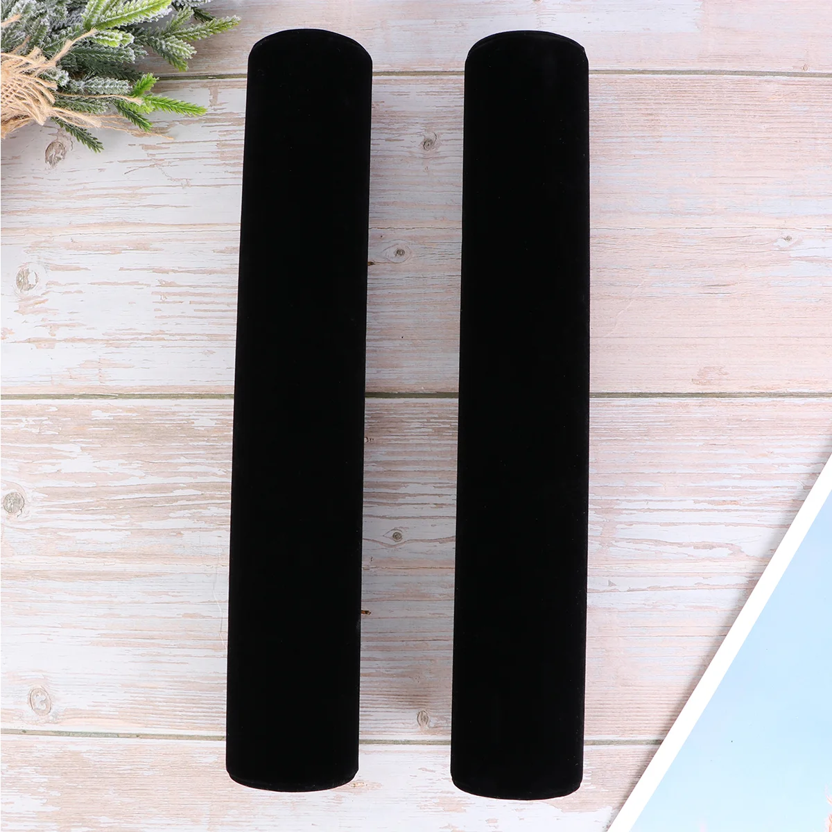 

2pcs Surface Bracelets Display Rack Bangle Stand Hair Ring Organizer Jewelry Holder (Black)