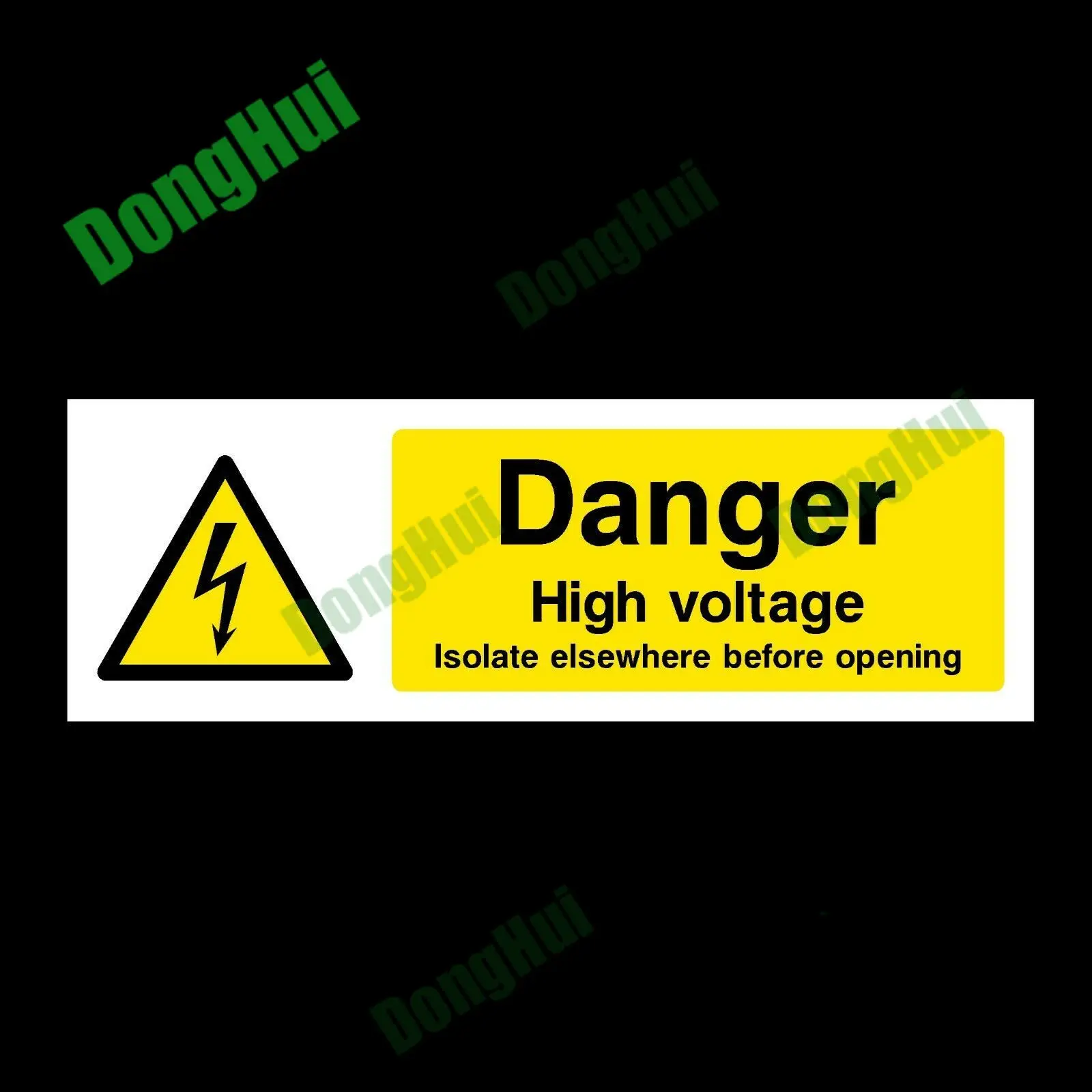 

Danger High Voltage Warning Caution Danger Plastic Sign OR Sticker PVC Waterproof Car Sticker Car Window Decal