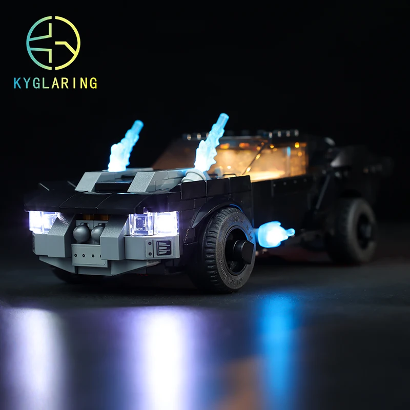

Kyglaring Led Lighting Set DIY Toys for Super Hero Car 76181 Batmobile The Penguin Chase Blocks Building Only Light Kit Included