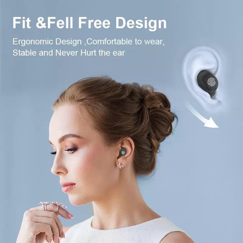 Фото TWS-наушники RUSAM BL31 с поддержкой Bluetooth и сенсорным управлением №3