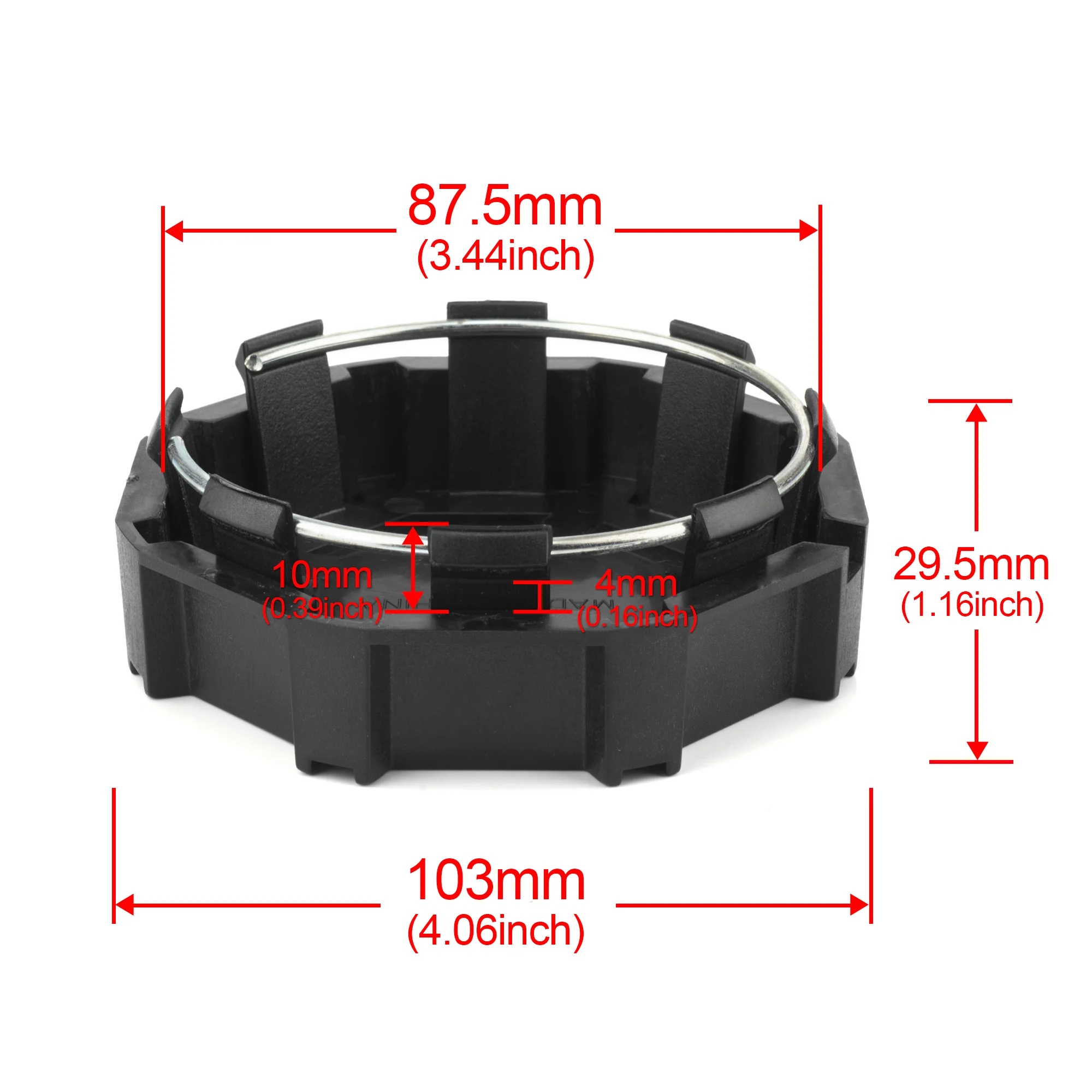 RhinoTuning 4 шт. OD 103 мм/4 06 дюйма ID 87 5 мм/3 44 колпачок ступицы колеса для RZR 900 EPS XP 1000 Sportsman