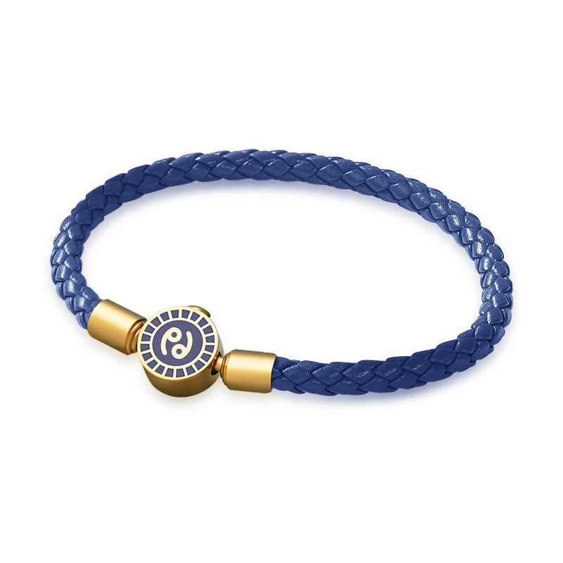 Браслет с подвесками MOONLIGHT 12 созвездий 4 8 мм плетеный кожаный браслет Овен Gemini Leo