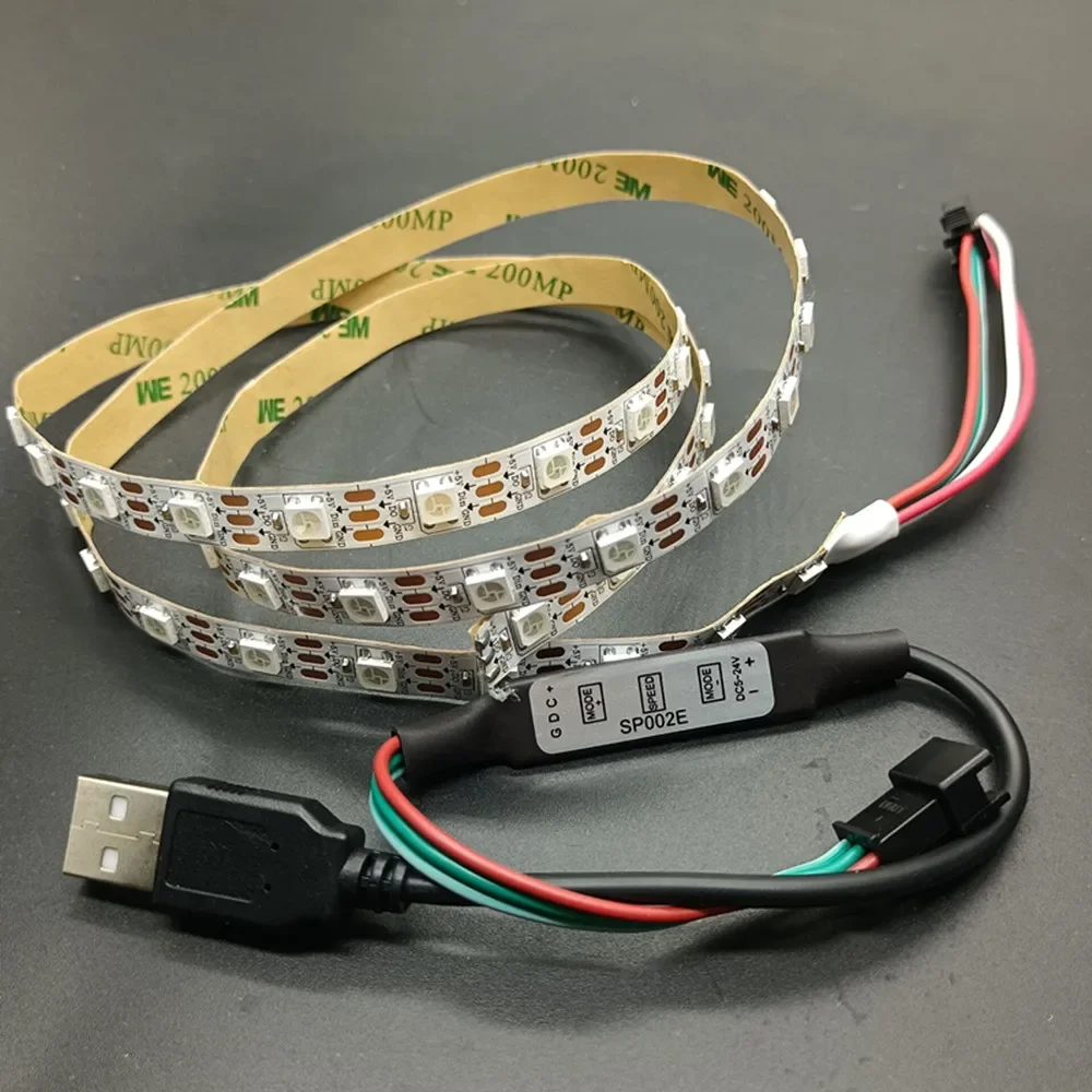 WS2812B Контроллер WS2811 USB Mini 3 клавиши 4 для Pixel LED Strip Light SP002E WS2812 Светодиодная лента Power