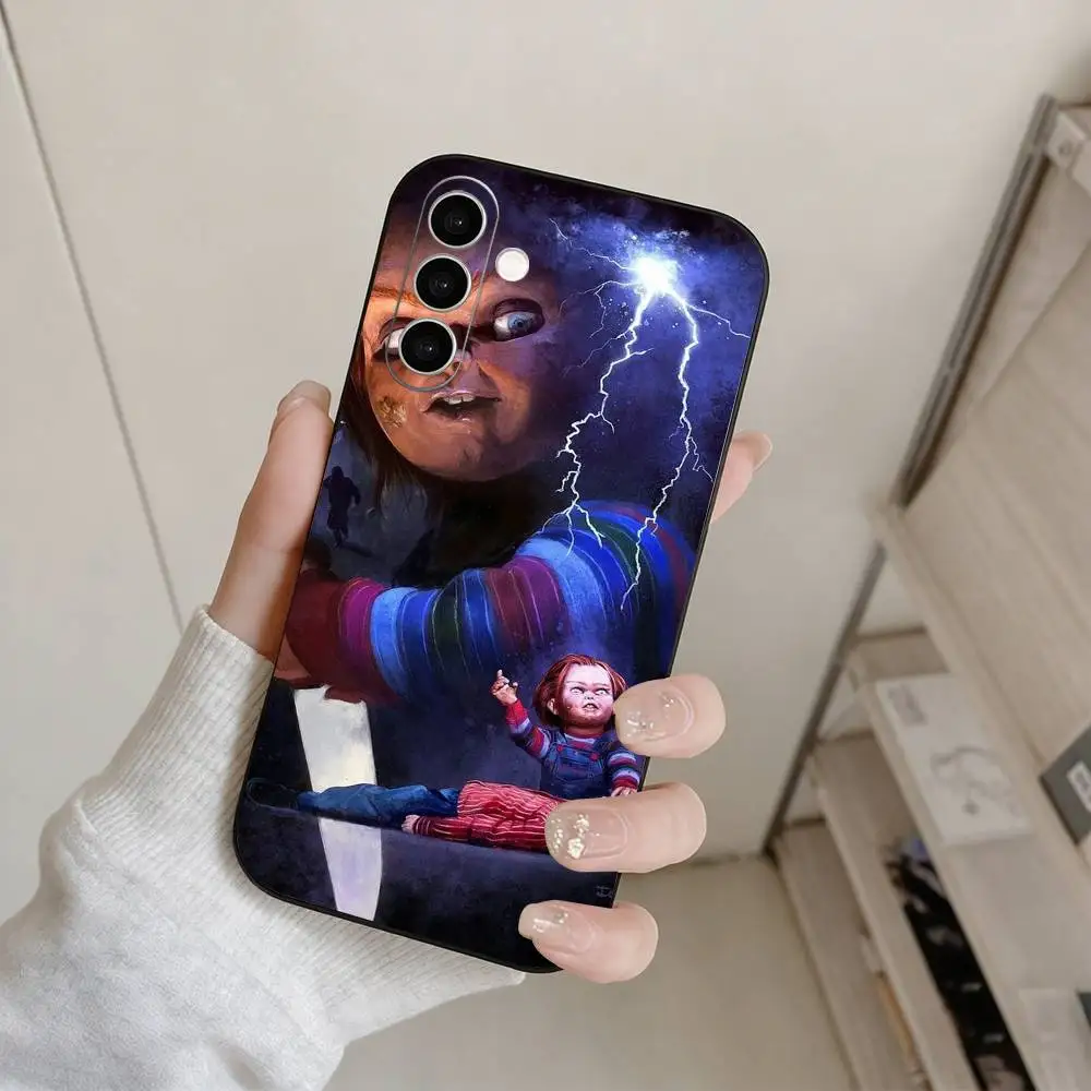 Чехол для телефона с изображением куклы Хоррор С-Чаки для Samsung Galaxy A73, A72, A71, A70, A53, A52, A51 и других моделей, мягкий черный чехол (art.: 3920db433f22d) - 3920db433f22d