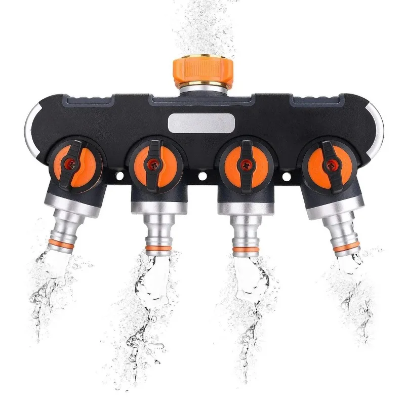 4-сторонний Разветвитель Садового Шланга Переключатель 3/4 Дюйма И 1/2 Для