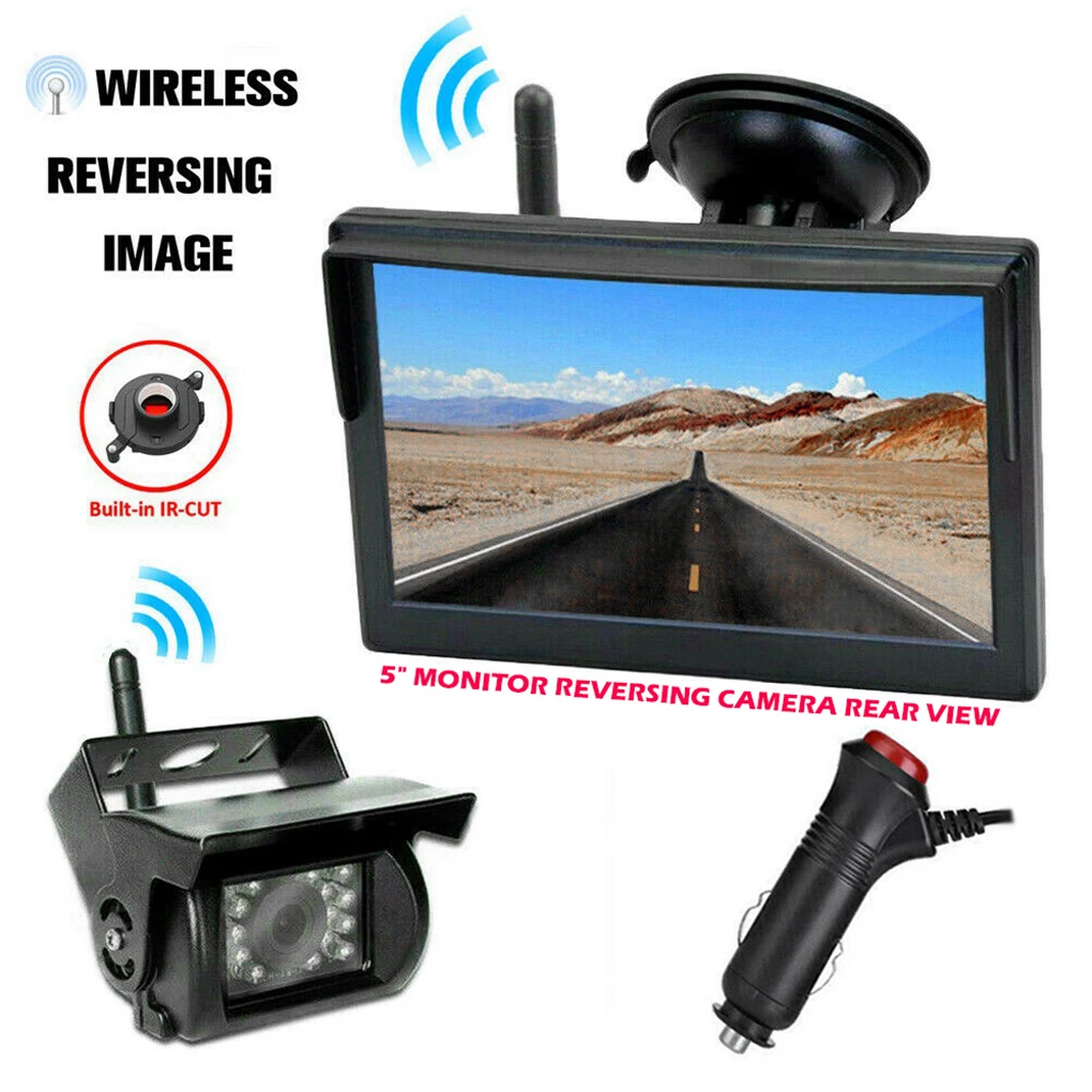 

Car Back up Camera Set Watch Equipment Parking Observe Tool Wireless Rear View Observation Cameras Modified Part
