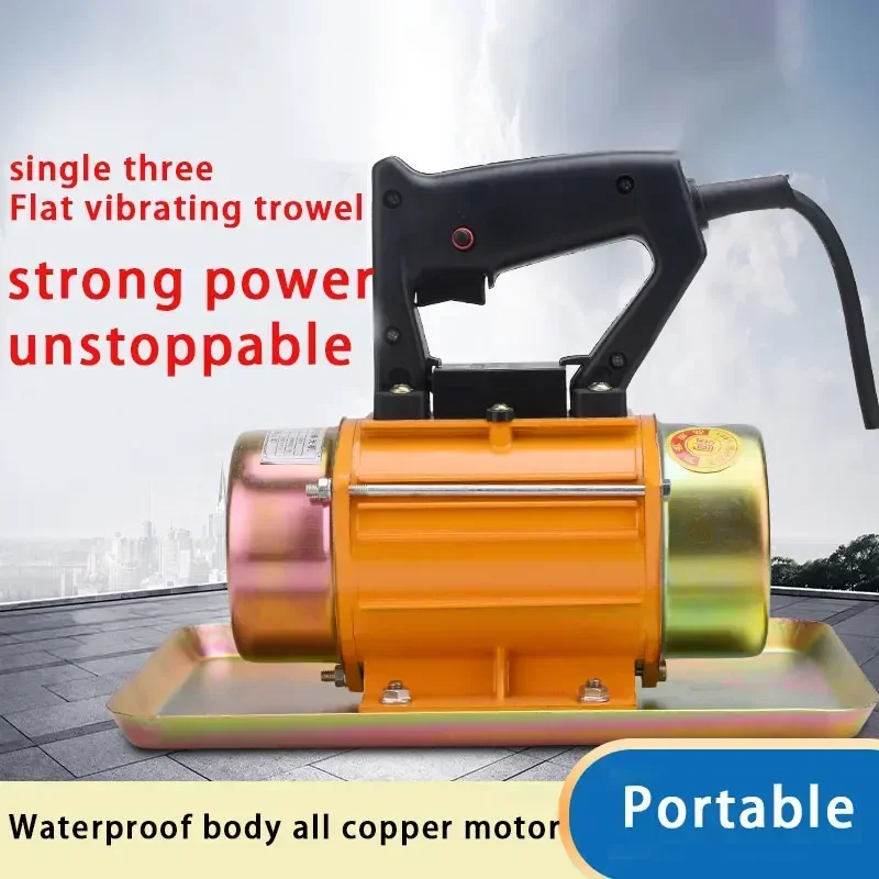 Портативный бетонный шпатель небольшая прикрепленная пластина вибратор