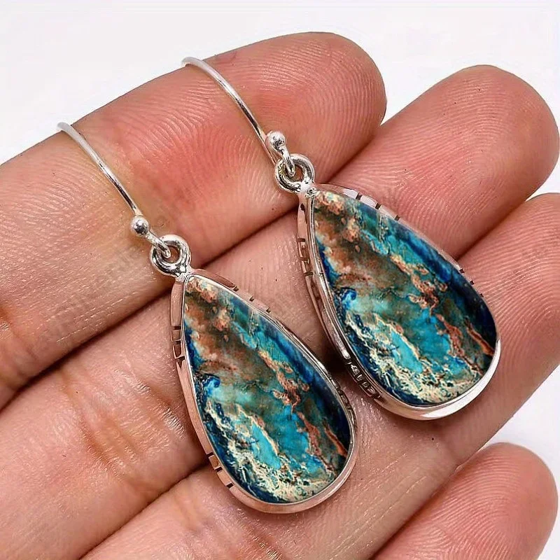 Бирюзовые серьги