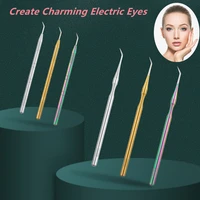 eyelash extension stainless steel hot eyelash separation tool eyelash extension pick stick electric eye beauty supplies