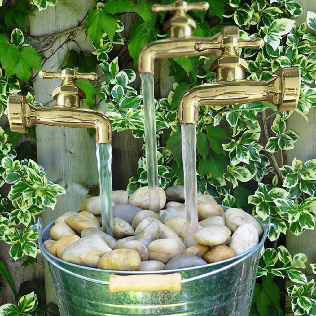 

Floating Faucet Water Fountain Kits Magic Tap Running Lights Holiday Gift Invisible Flowing Spout Watering Can FountainYard Art