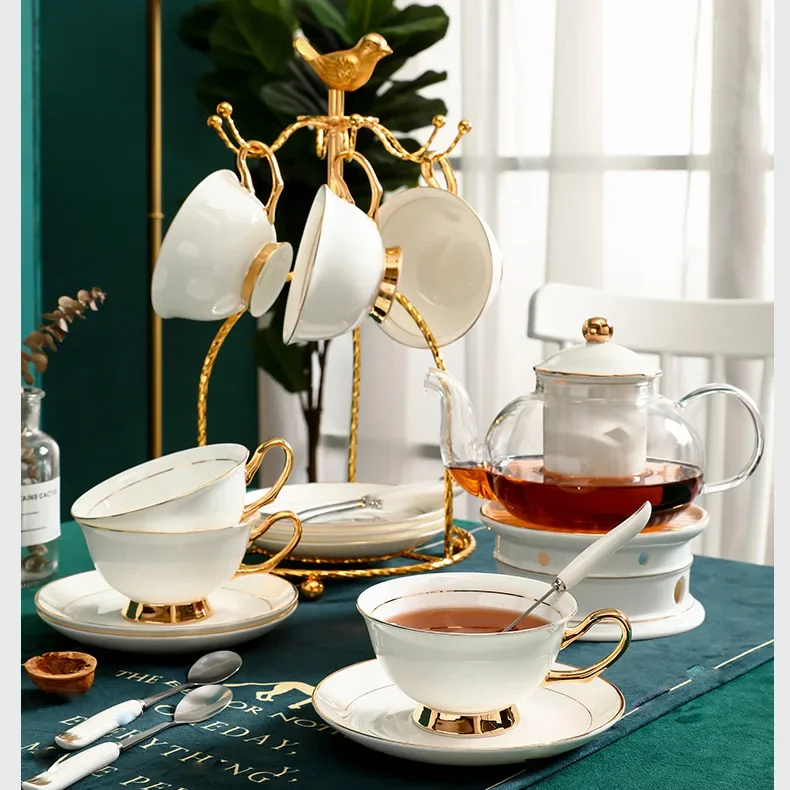 Подставка для кружек золотая птица органайзер из нержавеющей стали посуды