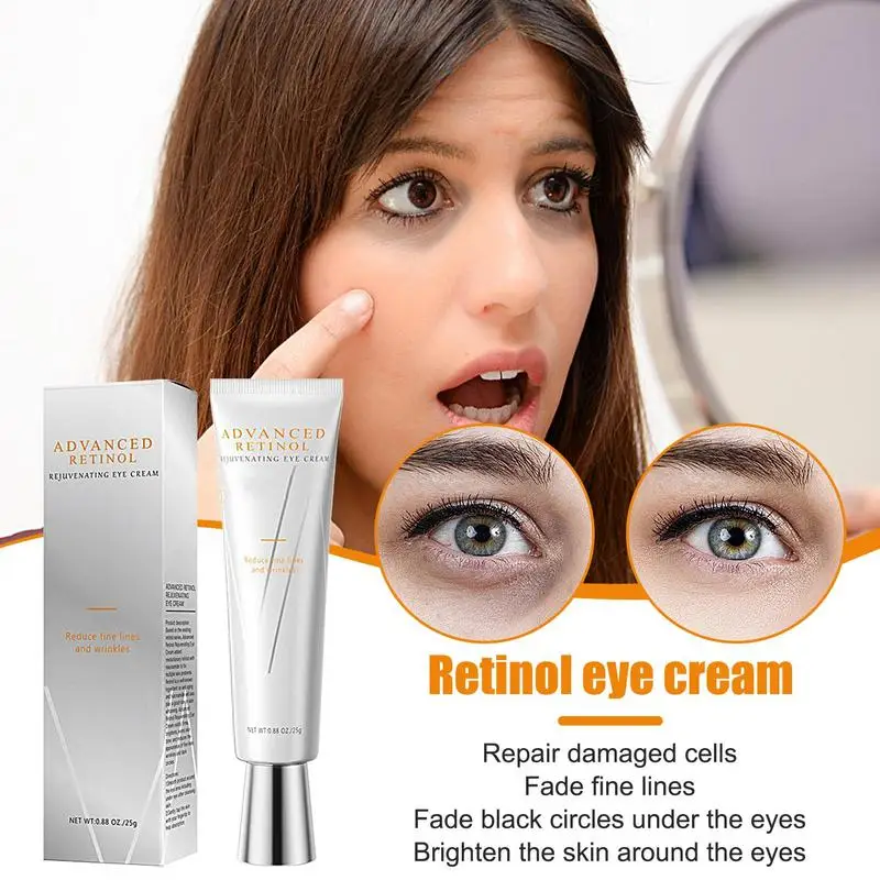 

Retinol Wrinkle Removing Cream Anti Aging Fade Fine Line Whitening Moisturizer Eye Cream Eliminate Dark Circles Lighten Eye Line