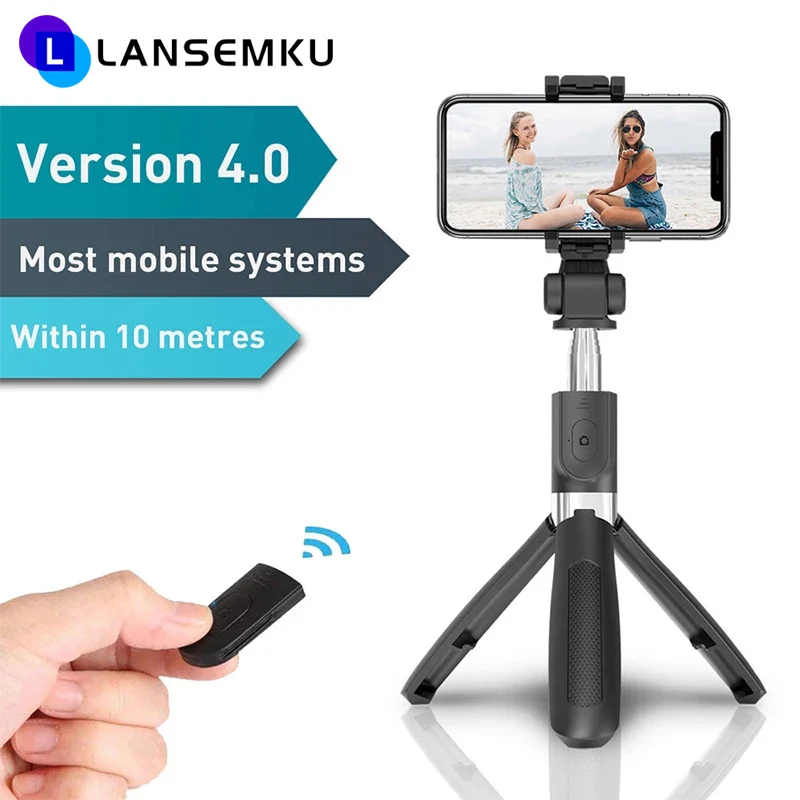 

Handheld Gimbal Selfie Sticks Tripod For Mobile Phone For Iphone 12 11/Samsung S21/Xiaomi/Hawei Telescopic Stick Stabilizer