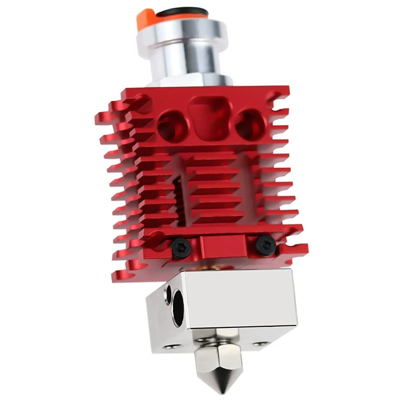 

Red Lizard Q1 V6 Hotend, Upgrade All Metal Hot End Bi-Metal Heat Break, Plated Copper Heat Block+Nozzle For Ender 3 Pro