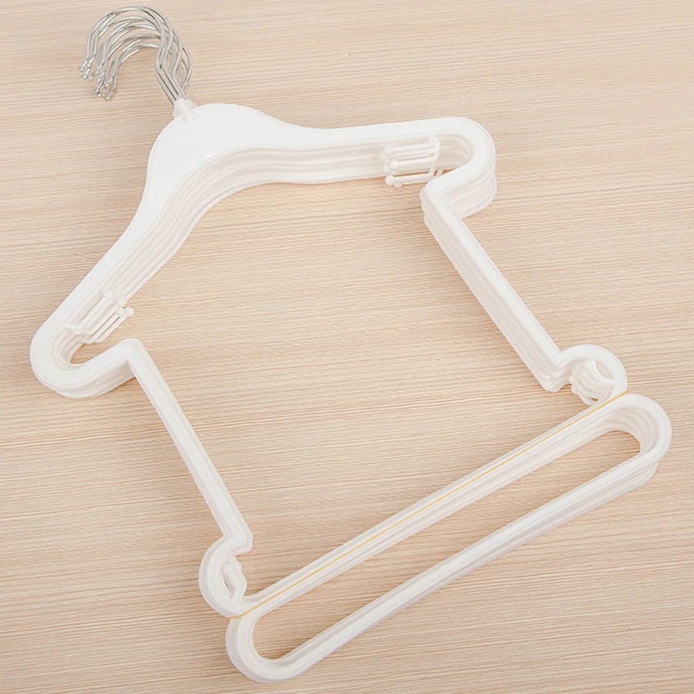 

10pcs/set Durable Folding Suit Hanging For Kids Space Saving Home Organizer Drying Hook Baby Coat Rack Clothes Hanger Integrated
