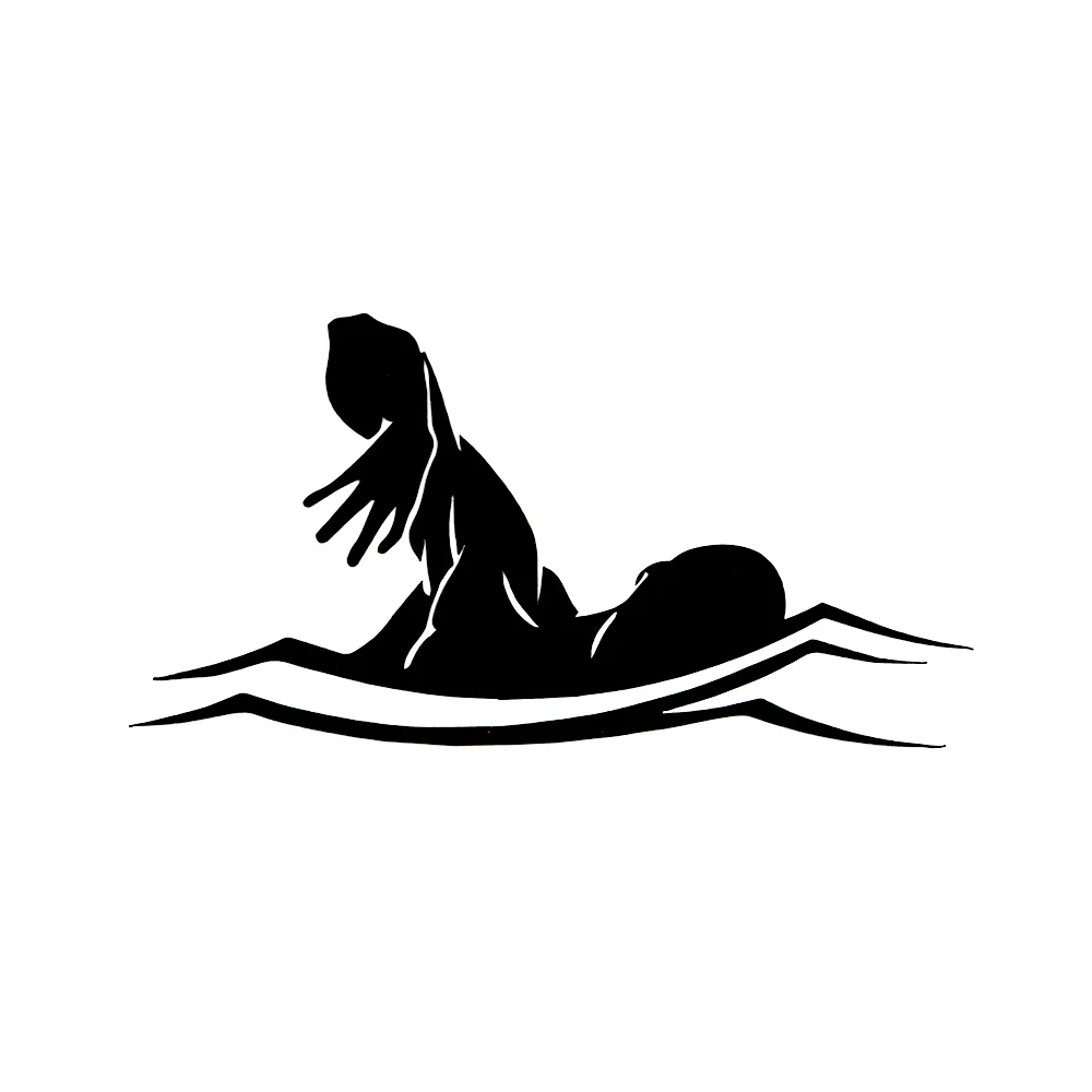 

A-1502 Creativity Hobby Aquatic Swimming Sportsman Personality Car Sticker PVC Fashion Auto Window Bumper Waterproof Decals