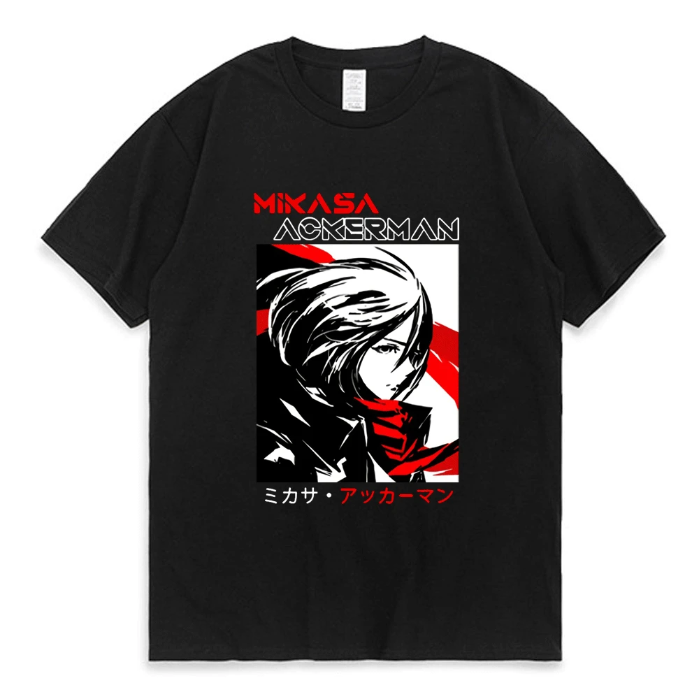 

Anime Attack on Titan T Shirt Men and Women Titans Attack Eren Yeager Print T-shirt Japanese Style Hip Hop Short Sleeve Tees