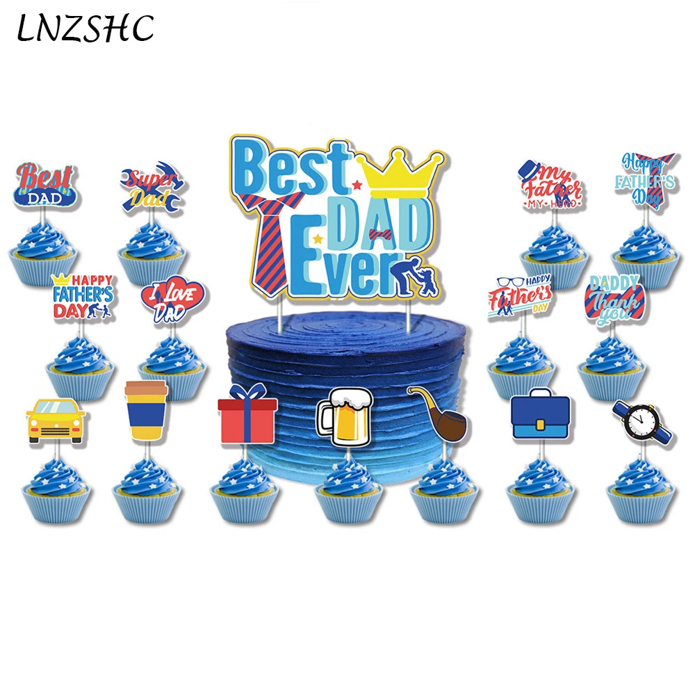 

Украшение для торта на День отца, праздвечерние чное украшение для торта