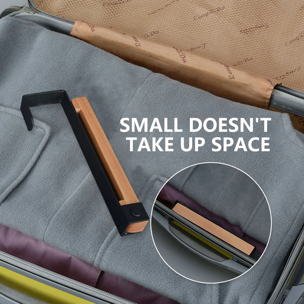 Металлический и деревянный дверной крючок для вешалки одежды Деревянный