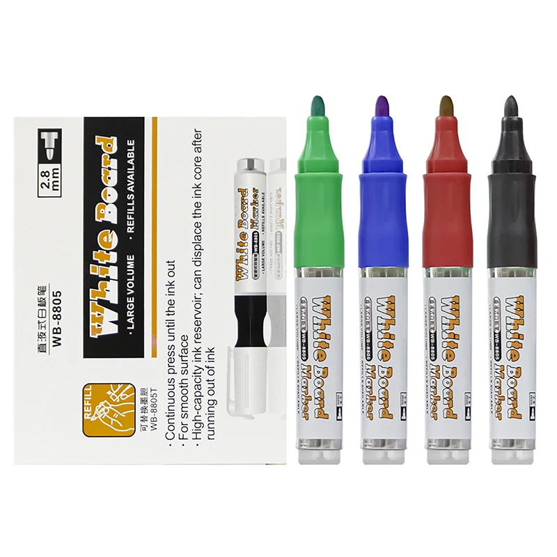 

1 Pc Refillable Liquid Ink Whiteboard Marker Pen Drawing Supplies Erasable School Office Student Stationery
